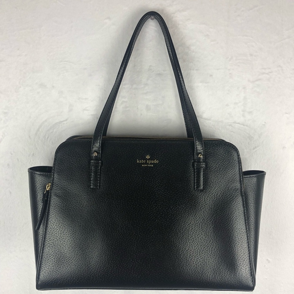 Kate Spade Black Cow Leather Tote